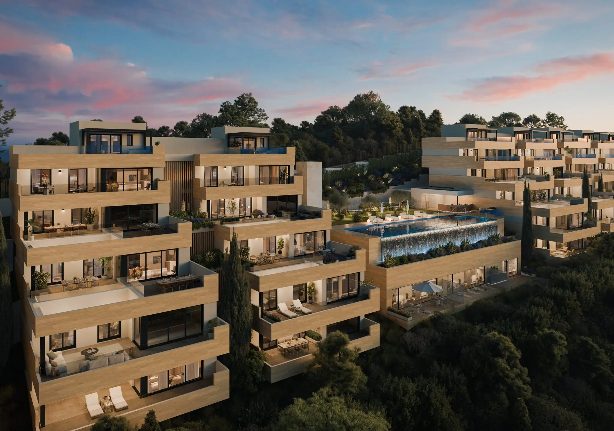 91_soleil_Renders_-Exterior-zona-comun-nocturna-17