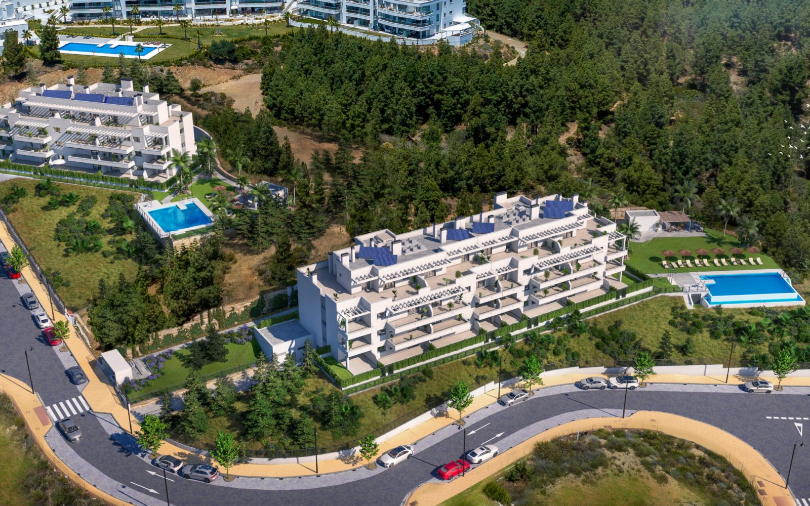 Célere Sunrise - all apartments with seaview in Mijas, 15 minutes from Malaga airport.