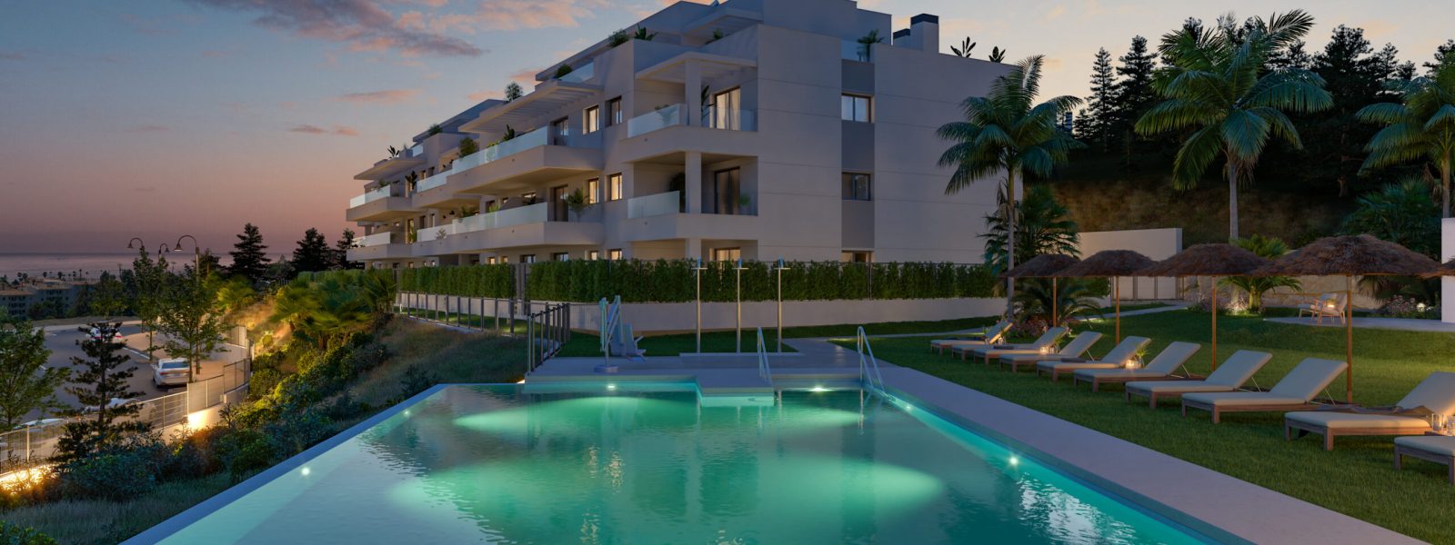 Célere Sunrise - all apartments with seaview in Mijas, 15 minutes from Malaga airport.