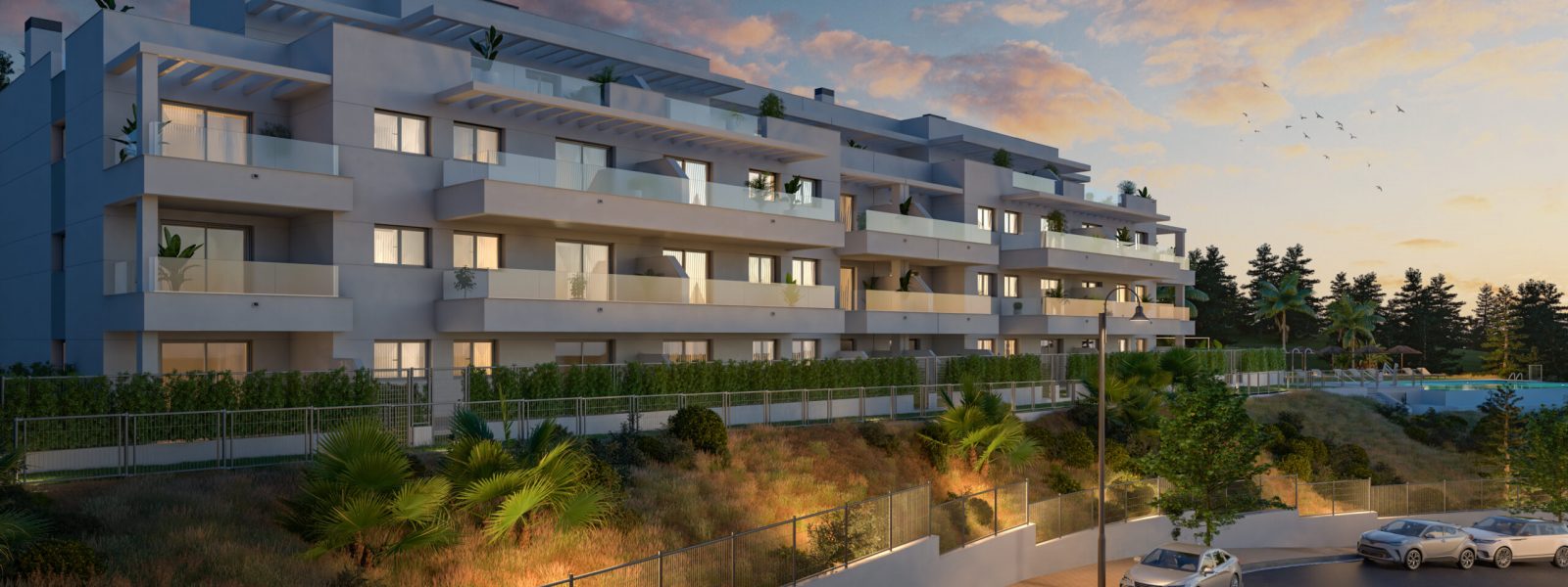 Célere Sunrise - all apartments with seaview in Mijas, 15 minutes from Malaga airport.